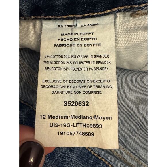 Lee Straight Leg Regular Fit Mid Rise - Sz 12 - Picture 10 of 10